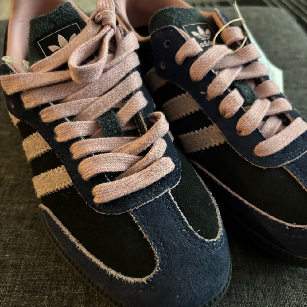 Adidas Samba OG Women's Shoes - Pink and Navy/Black